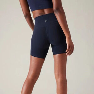 Athleta Women's Navy Elation Bike Shorts